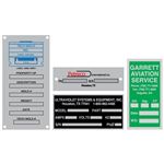 Screen Printed Stainless Steel Nameplates 1 x 3